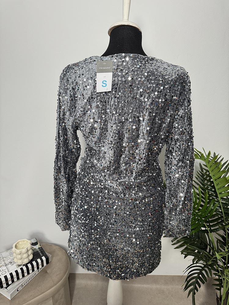 Rochie noua deosebita,cu paiete Primark S - imagine 2