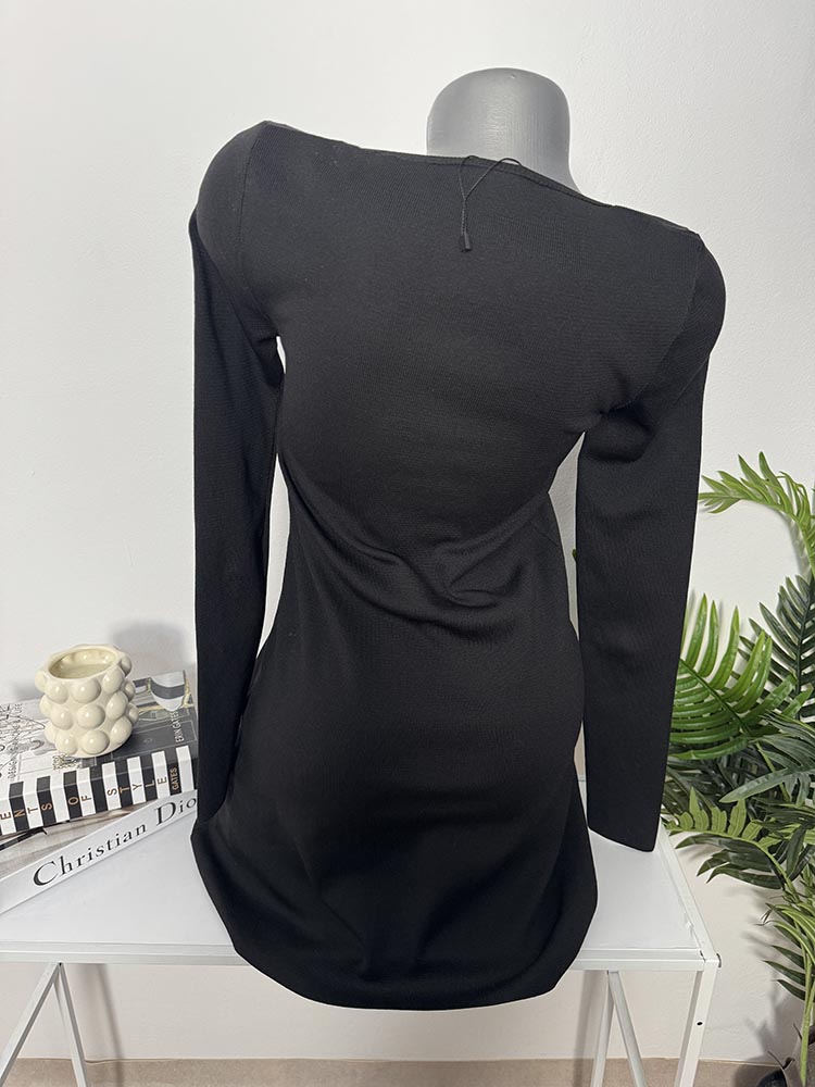 Rochie noua calitativa tricotat fin Zara S - imagine 2