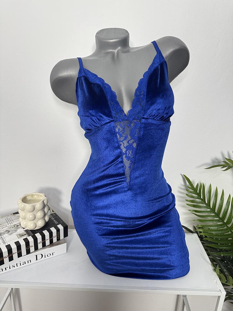 Rochie noua calitativa din catifea Normi Nikita S