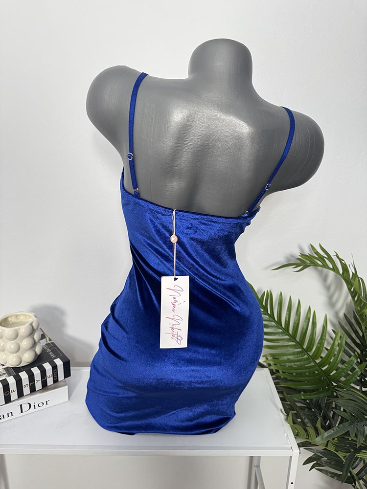 Rochie noua calitativa din catifea Normi Nikita S - imagine 2