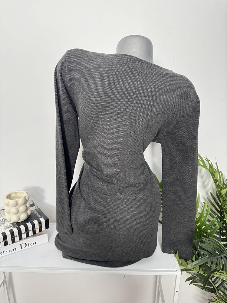 Rochie calitativa tricotata fin b.younq M - imagine 2