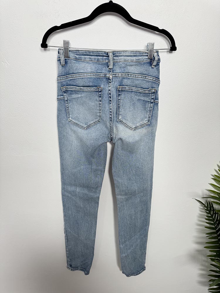 Blugi elastici fashion XS - imagine 2