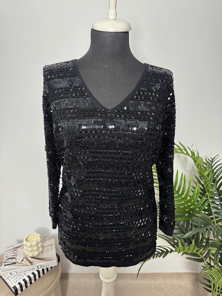 Bluza calitativ cu paiete SUTTON/STUDIO M
