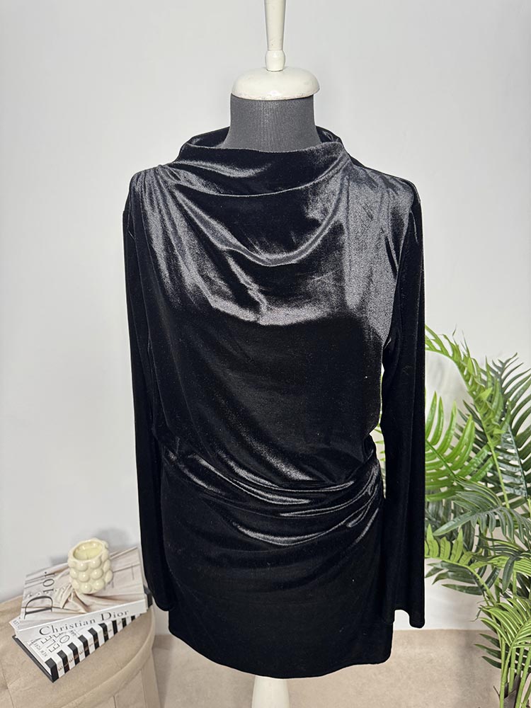 Rochie deosebita din catifea H&M XL