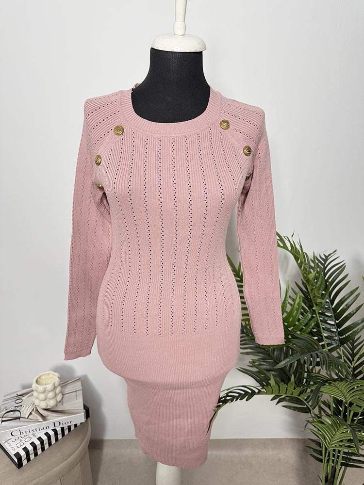 Rochie calitativa tricotat fin FORESTA BELLA L-XL