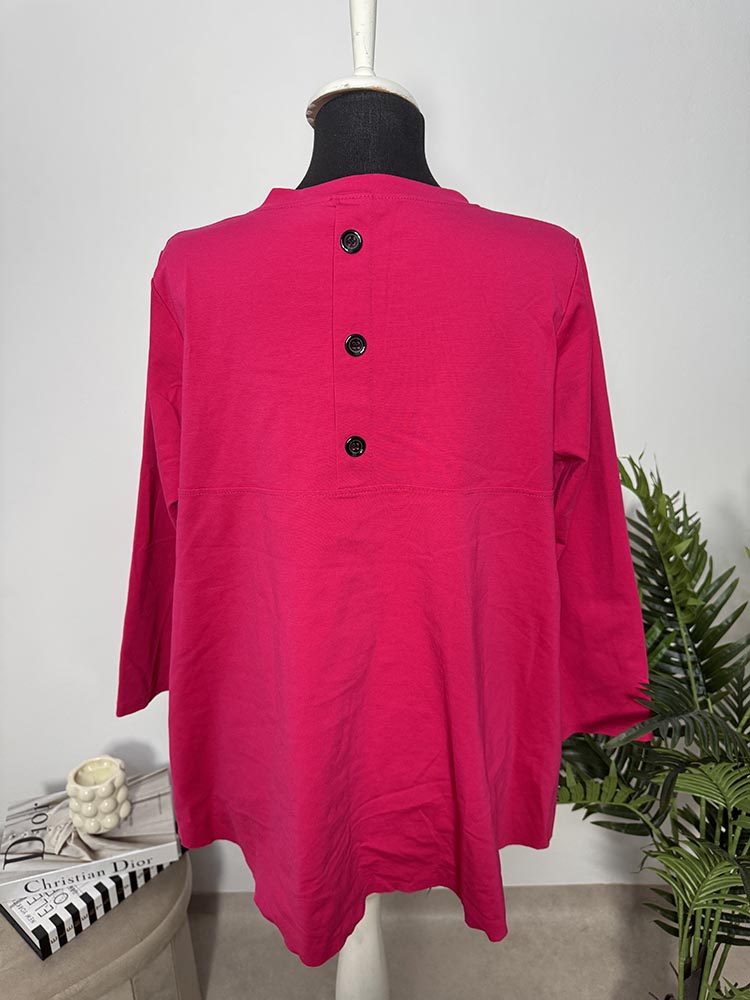 Bluza calitativa cu spate deosebit 158C Cam M - imagine 2