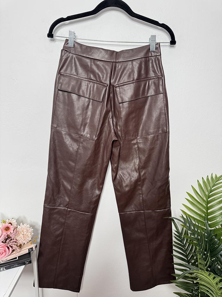 Pantaloni imitatie piele 4Th Reckless 36 - imagine 2