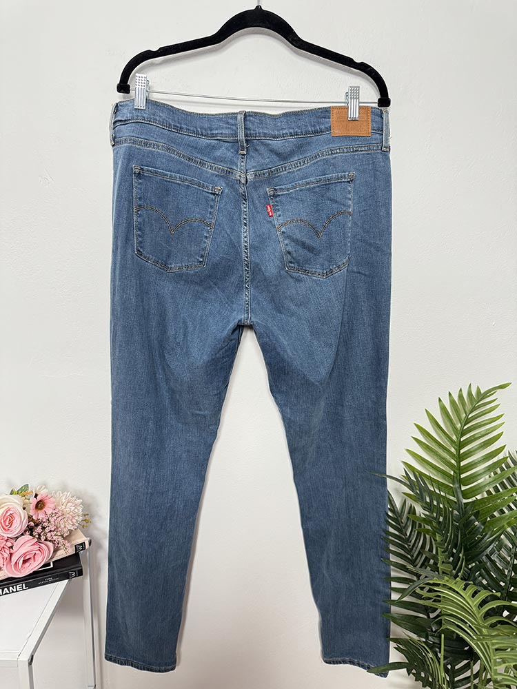 Blugi shaping skinny Levi's 34 - imagine 2