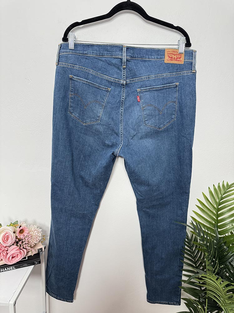 Blugi shaping skinny Levi's M - imagine 2