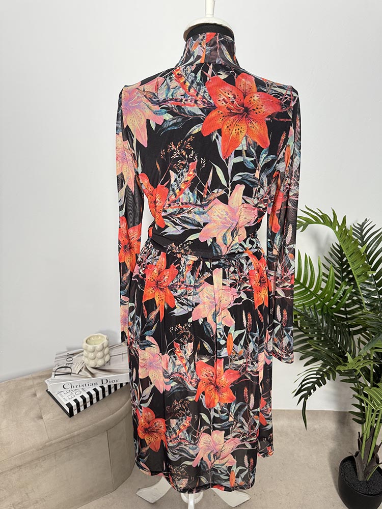 Rochie deosebita transparenta Pieces M - imagine 2