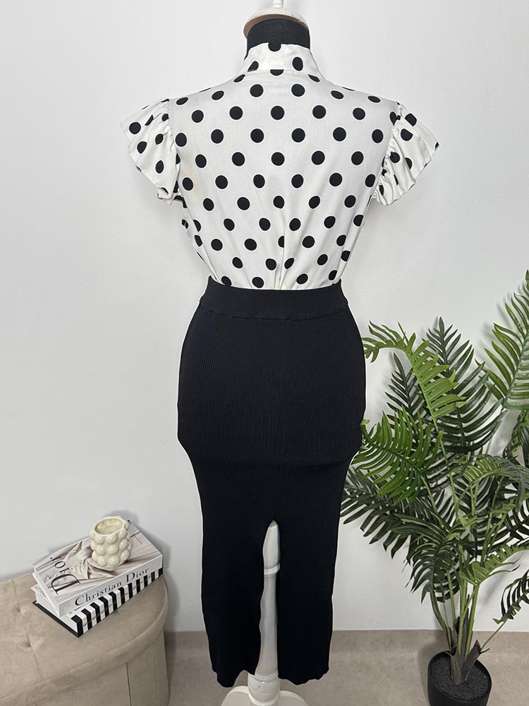 Fusta tricotat fin calitativ Zara S - imagine 2