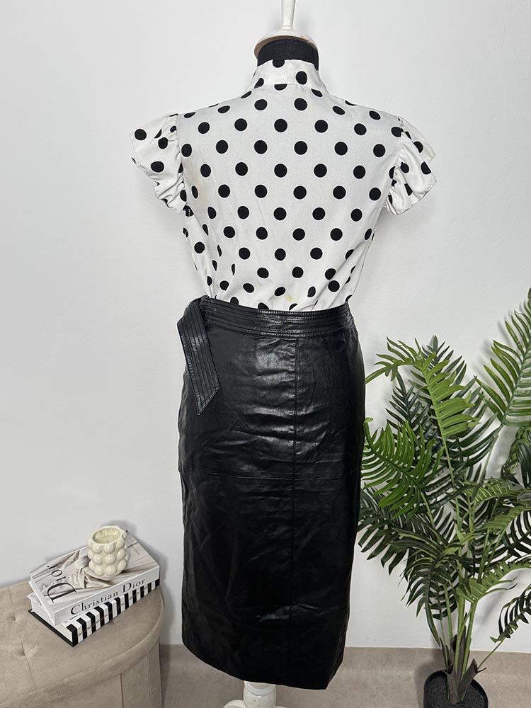 Fusta calitativa piele eco TOPSHOP 38 - imagine 2