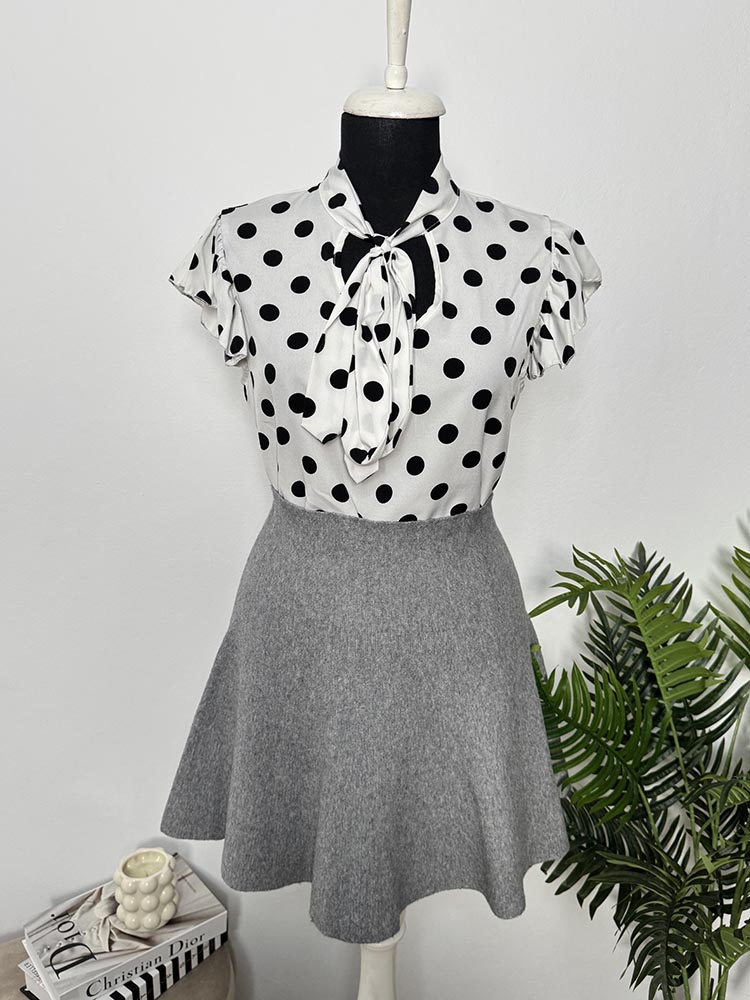 Fusta tricotat fin calitativ Vero Moda L