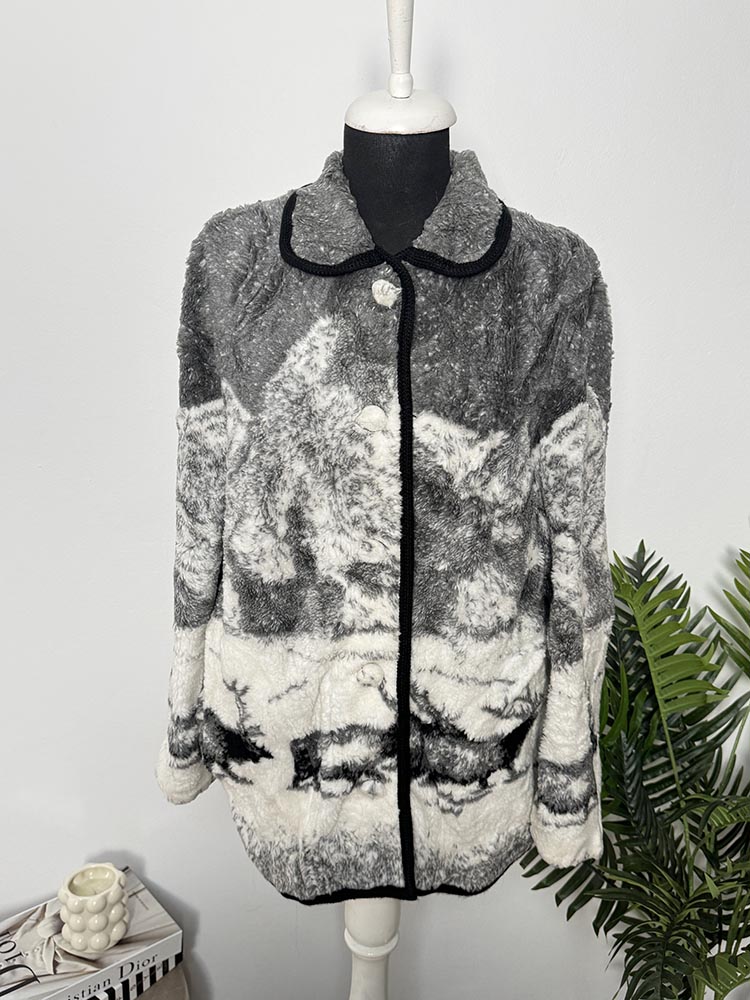 Palton teddy calitativ MK design S