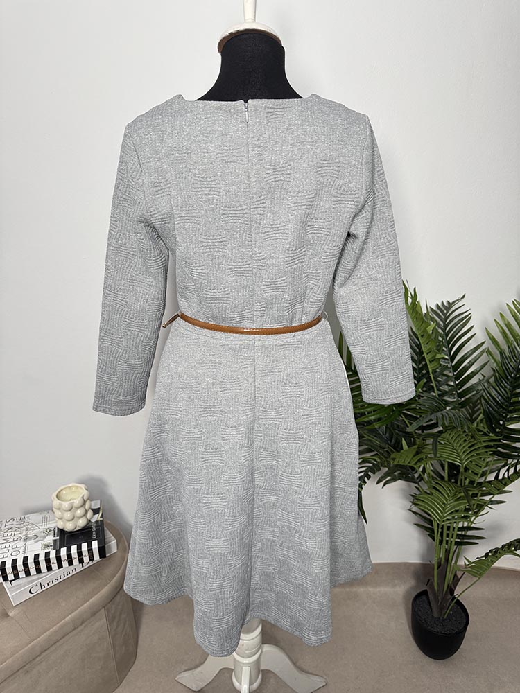 Rochie calitativa cu curea APART 36 - imagine 2