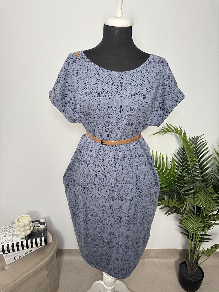 Rochie calitativa cu buzunare Gina L