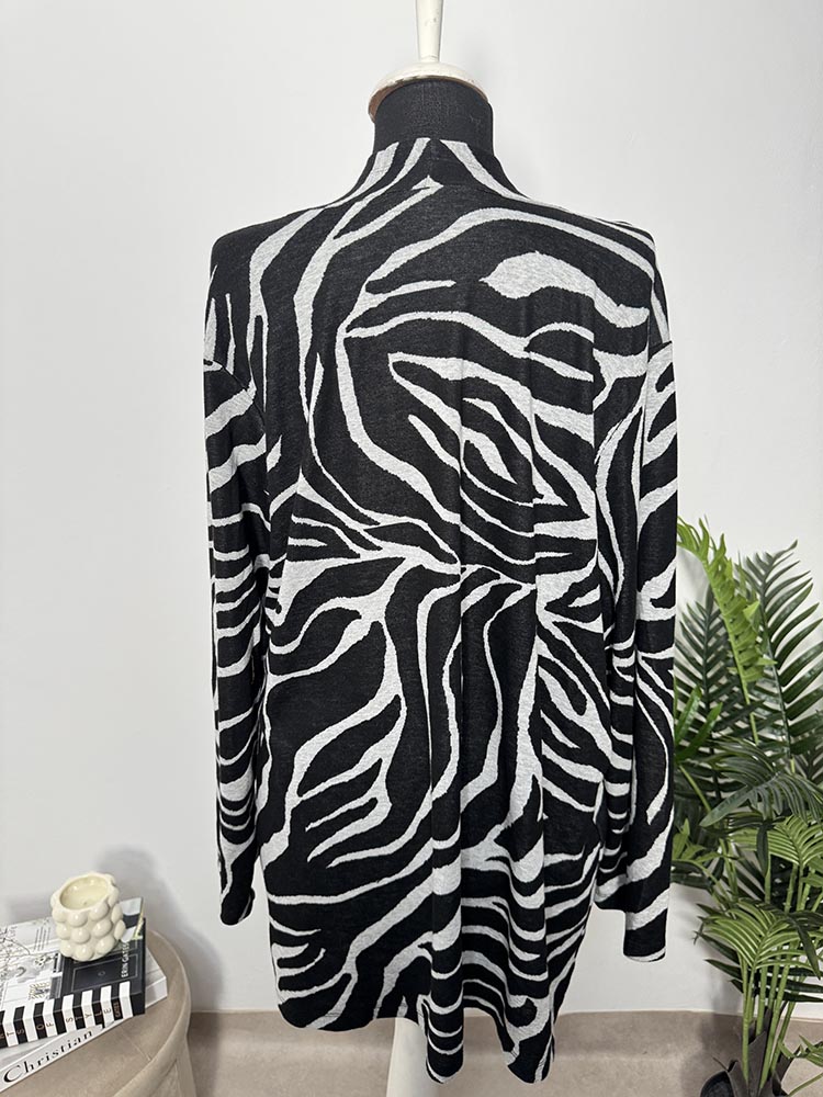 Cardigan tricotata fin calitativ Curve 50 - imagine 2