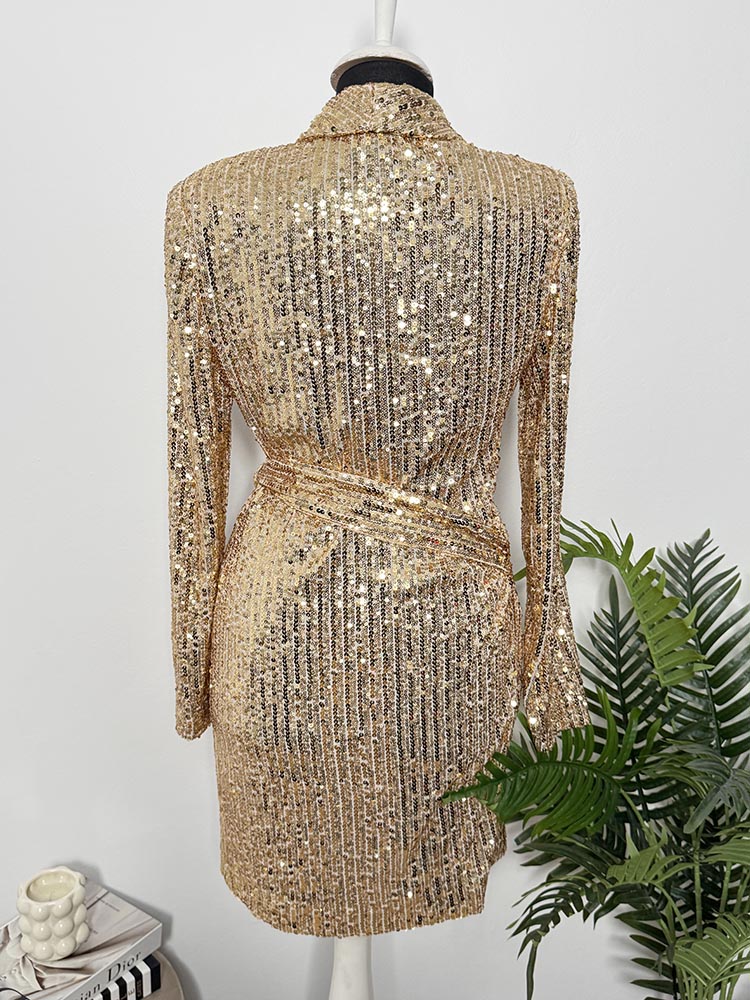 Rochie noua calitativa cu paiete Zara S - imagine 2