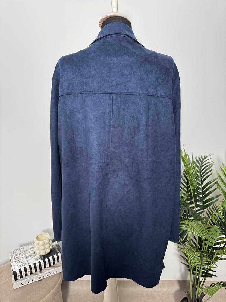 Sacou calitativ,tip cardigan gen piele intoarsa universala - imagine 2