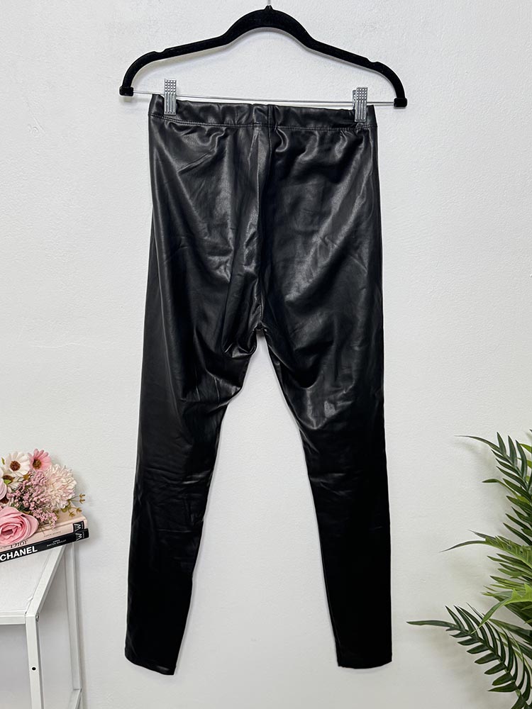 Colanti imitatie piele S-M - imagine 2