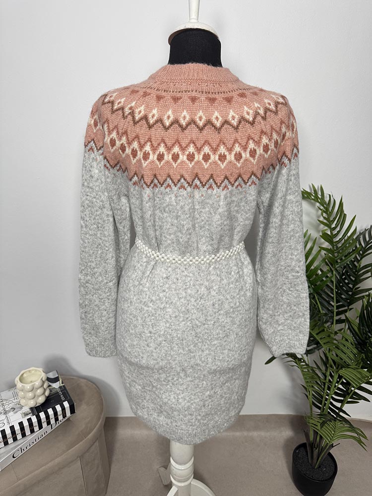 Rochie tricotata vertbaudet 158 cm,14 ani - imagine 2