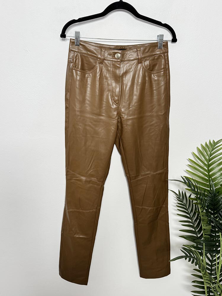 Pantaloni imitatie piele Marccain S