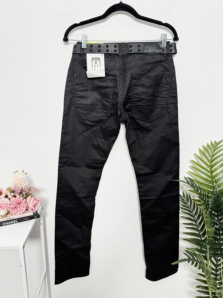Pantaloni gen piele eco noua Gone 36 - imagine 2