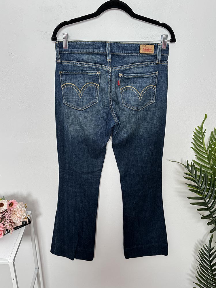 Blugi evazati superlow Levi's M - imagine 2
