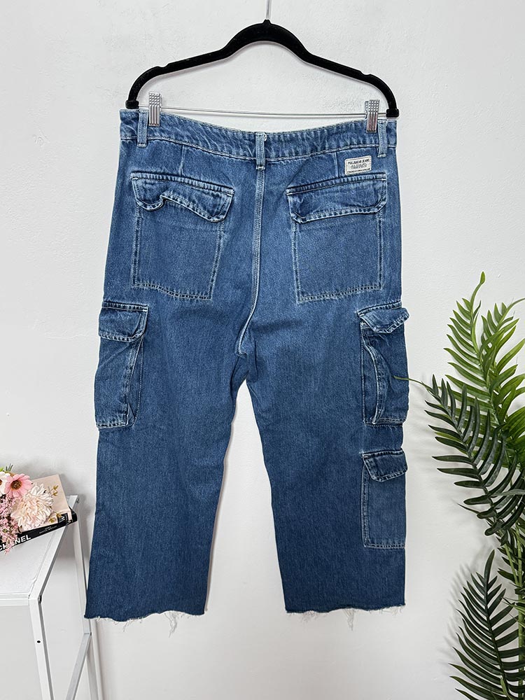 Blugi cargo Pull&Bear 42 - imagine 2