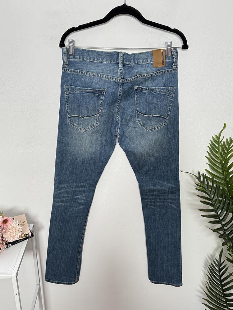 Blugi skinny fit Quiksilver 30 - imagine 2