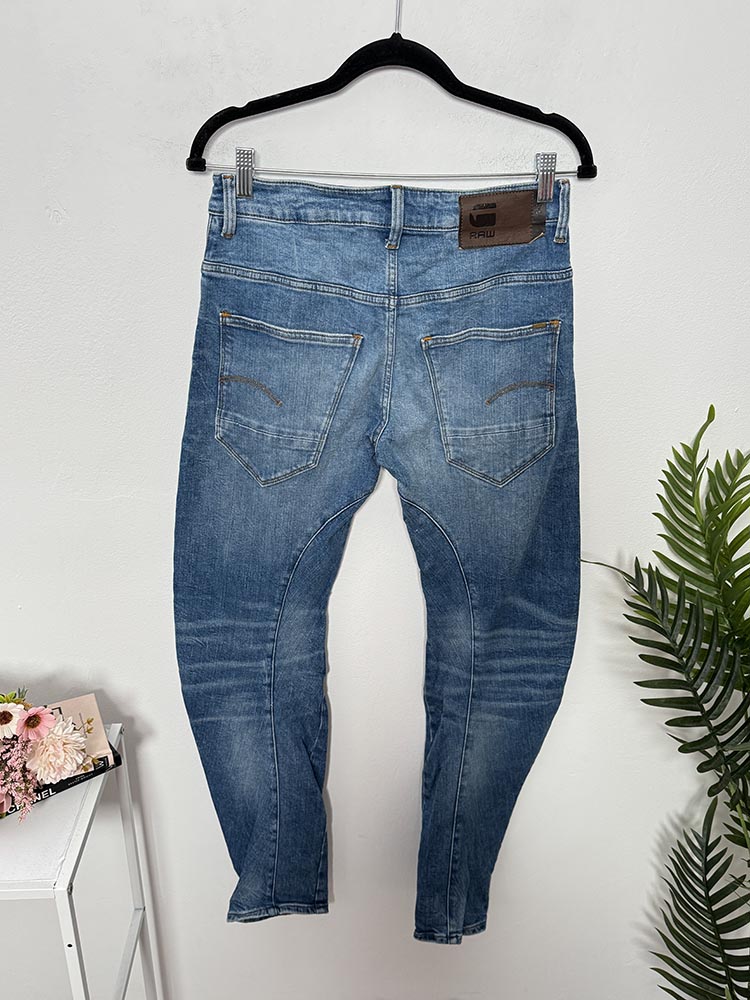 Blugi slim G Star RAW 28-32 - imagine 2