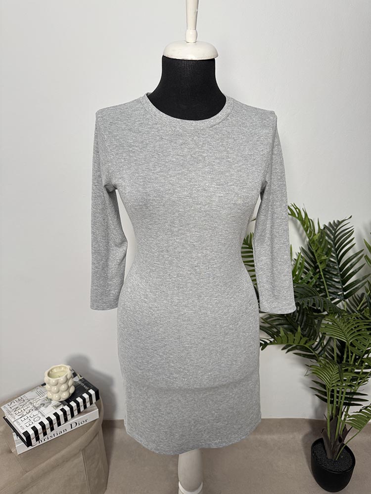 Rochie calitativa tricotata fin Bershka S