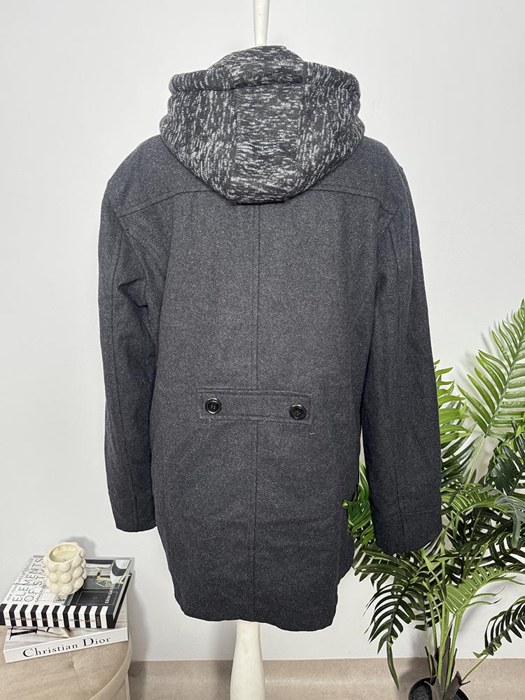 Palton calitativ cu gluga Indigo M - imagine 2